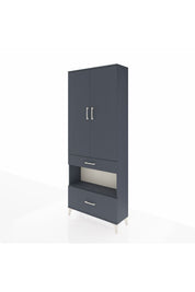 Arges Dolap 3 Raflı 2 Çekmeceli Tek Askılı 88x30x221 - S30M100V5A