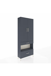 Arges Dolap 4 Raflı 2 Çekmeceli 2 Kapaklı 88x30x221 - S30M101V5A
