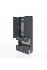 Arges Dolap 4 Raflı 2 Çekmeceli 2 Kapaklı 88x30x221 - S30M101V5A