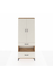 Arges Dolap 4 Raflı 2 Çekmeceli 2 Kapaklı 88x30x221 - S30M101V7A