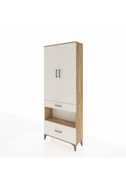 Arges Dolap 4 Raflı 2 Çekmeceli 2 Kapaklı 88x30x221 - S30M101V7A