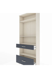 Arges Dolap 4 Raflı 2 Çekmeceli 88x30x221 - S30M102V2A