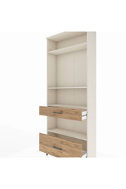 Arges Dolap 4 Raflı 2 Çekmeceli 88x30x221 - S30M102V3A