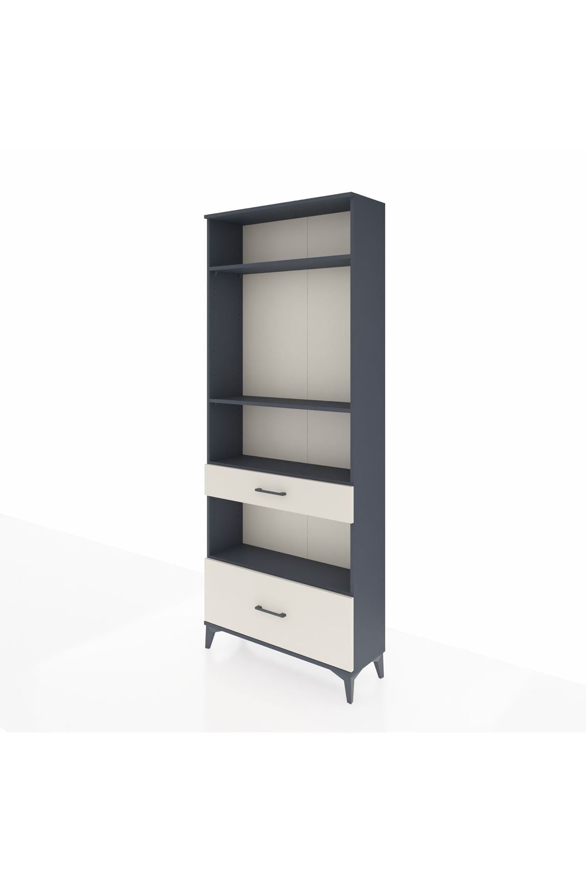 Arges Dolap 4 Raflı 2 Çekmeceli 88x30x221 - S30M102V4A
