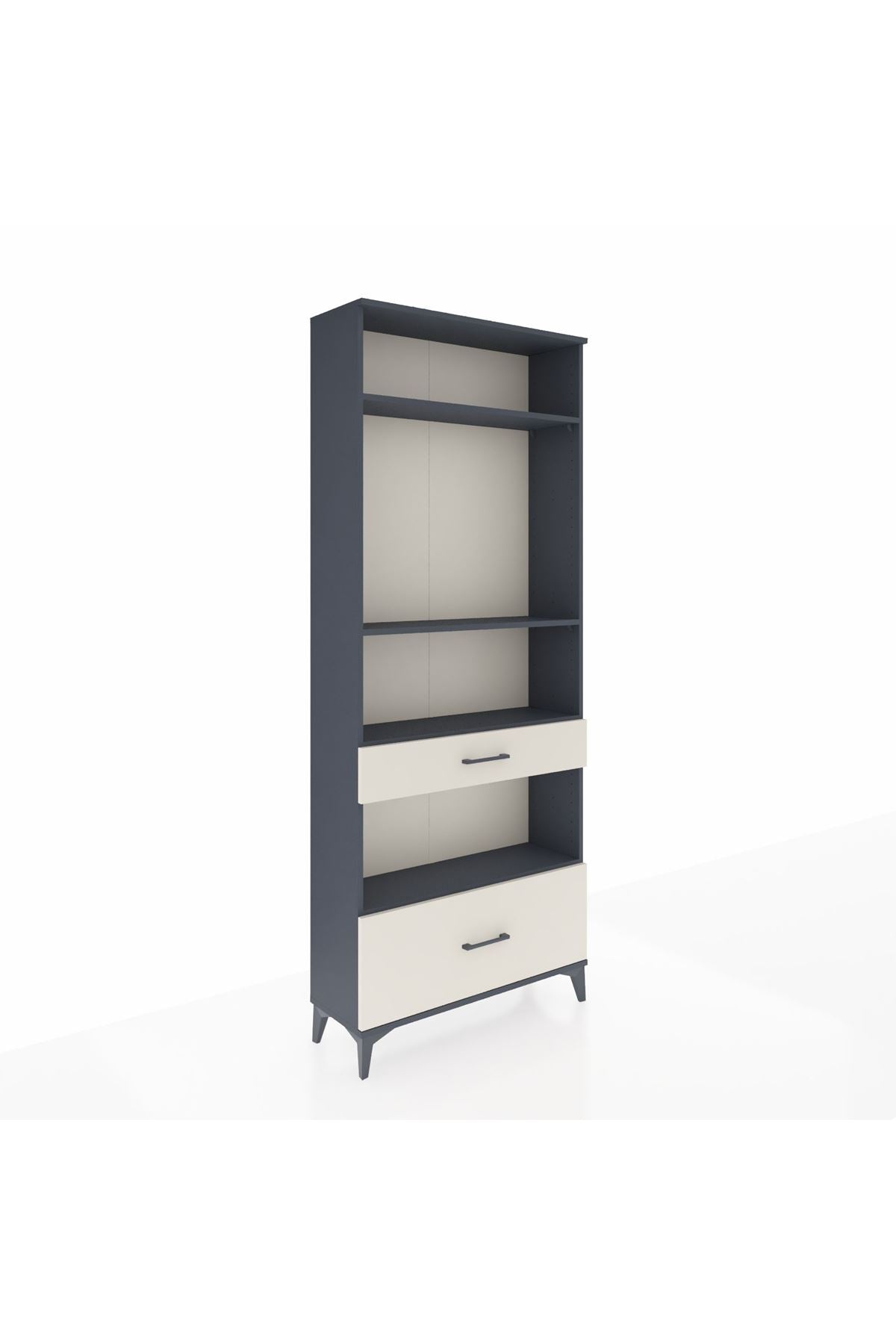 Arges Dolap 4 Raflı 2 Çekmeceli 88x30x221 - S30M102V4A