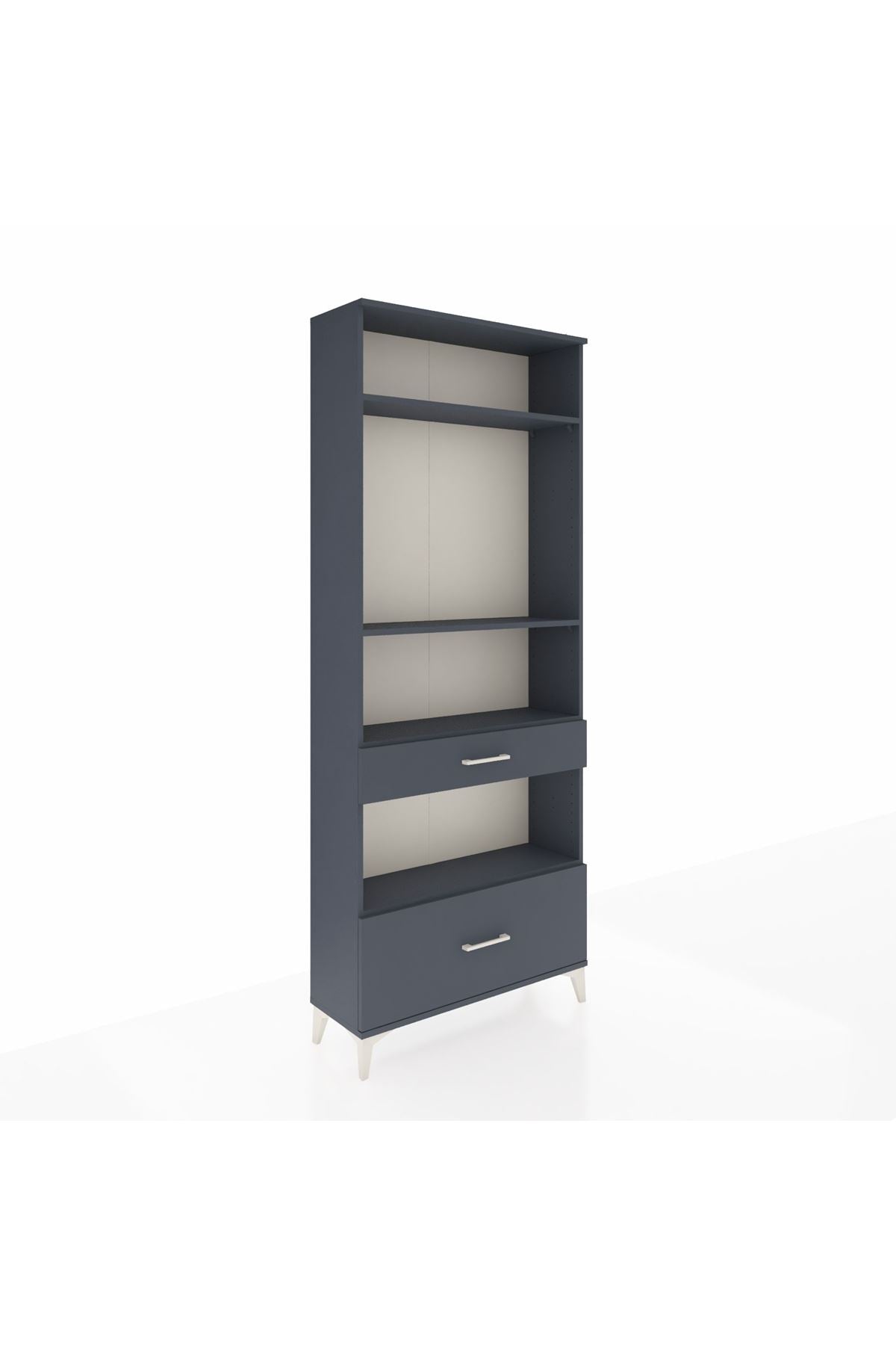Arges Dolap 4 Raflı 2 Çekmeceli 88x30x221 - S30M102V5A