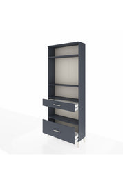 Arges Dolap 4 Raflı 2 Çekmeceli 88x30x221 - S30M102V5A