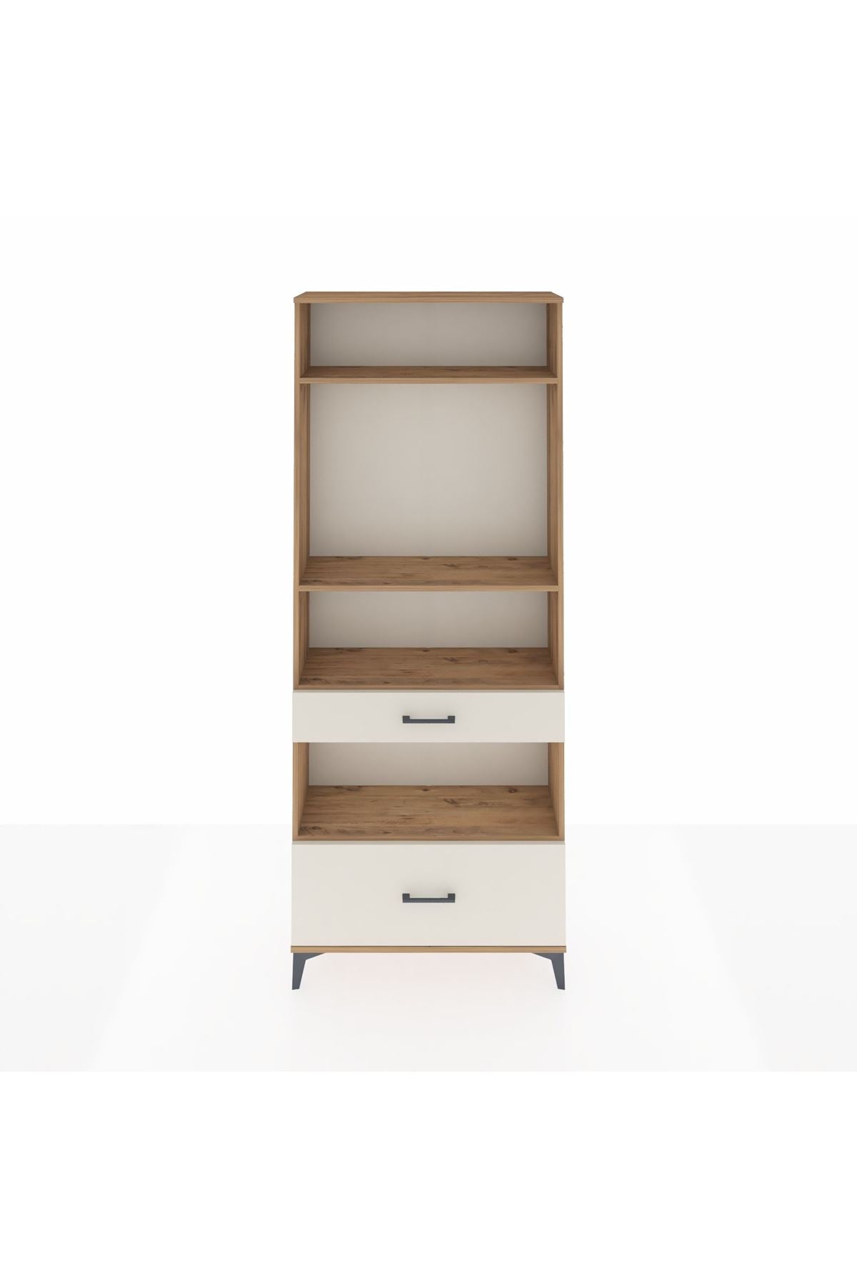 Arges Dolap 4 Raflı 2 Çekmeceli 88x30x221 - S30M102V7A