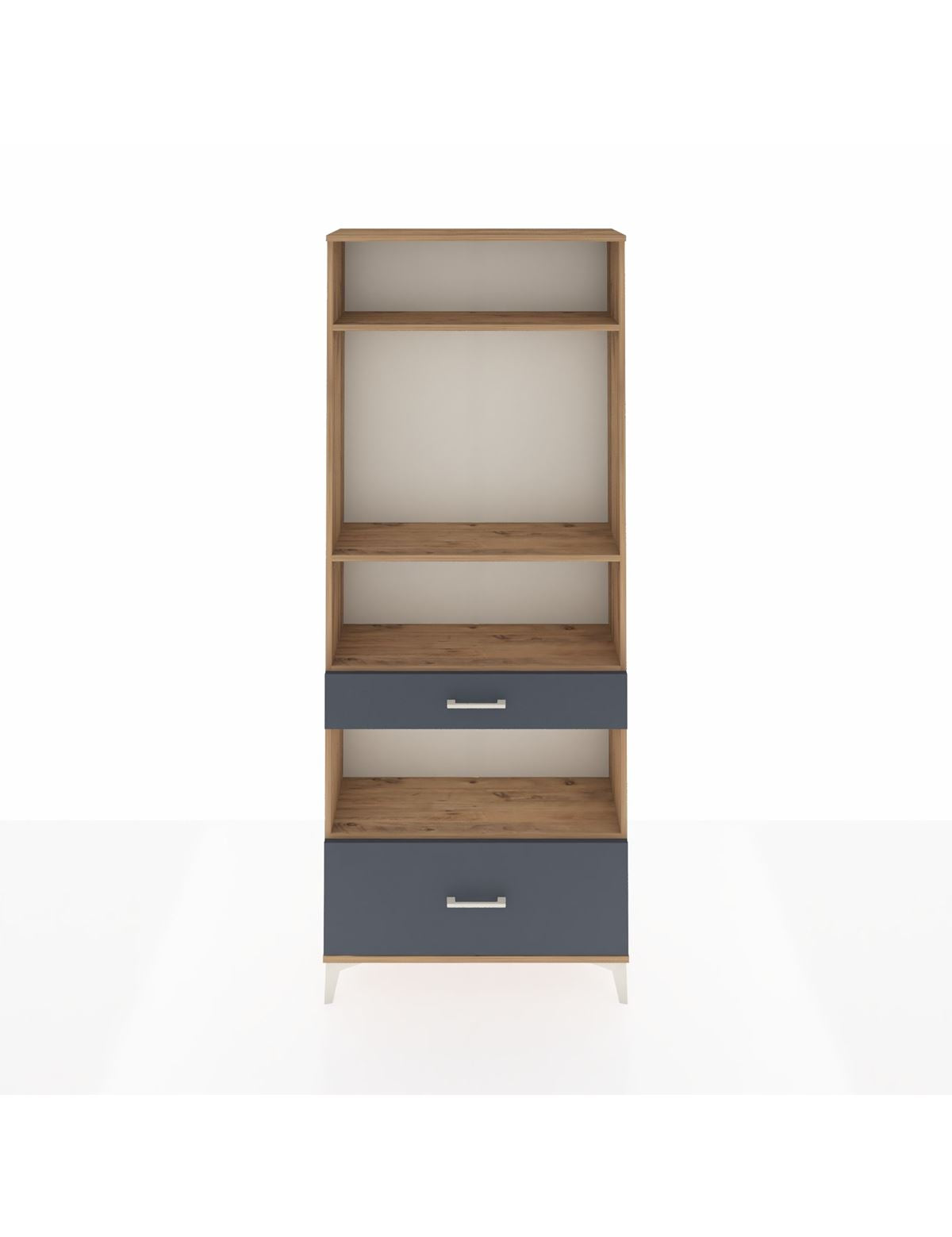 Arges Dolap 4 Raflı 2 Çekmeceli 88x30x221 - S30M102V8A