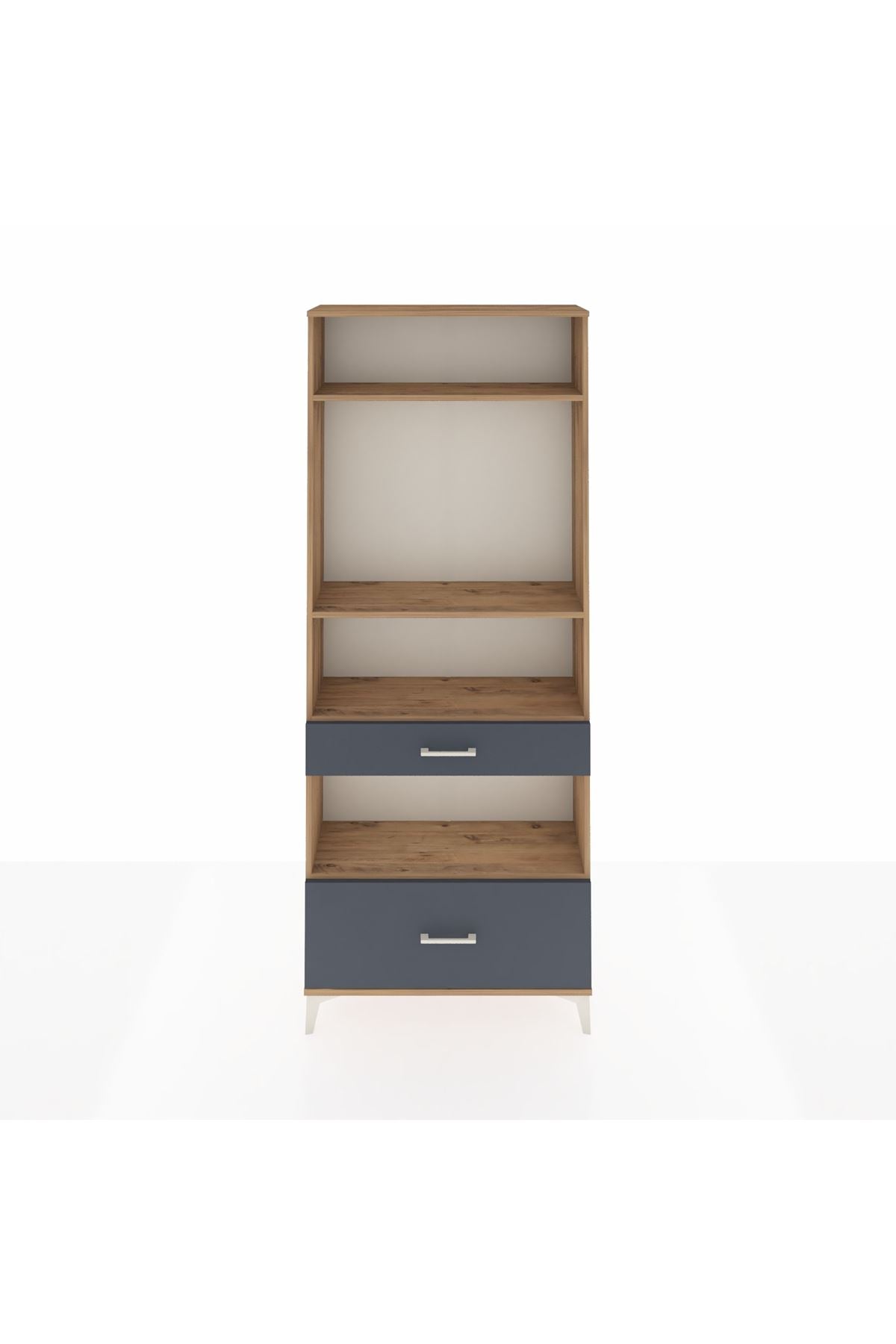 Arges Dolap 4 Raflı 2 Çekmeceli 88x30x221 - S30M102V8A