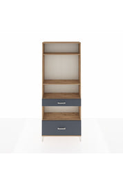Arges Dolap 4 Raflı 2 Çekmeceli 88x30x221 - S30M102V8A