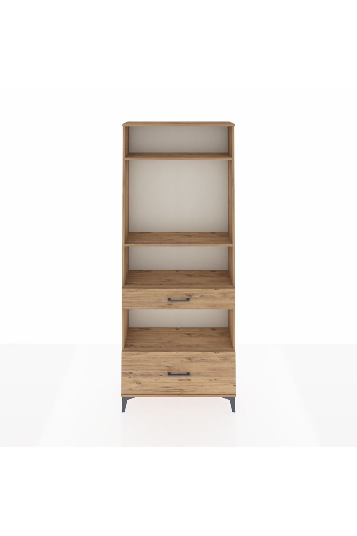 Arges Dolap 4 Raflı 2 Çekmeceli 88x30x221 - S30M102V9A