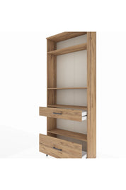 Arges Dolap 4 Raflı 2 Çekmeceli 88x30x221 - S30M102V9A