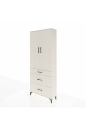 Arges Dolap 2 Raflı 3 Çekmeceli Tek Askılı 88x30x221 - S30M103V1A