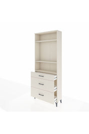 Arges Dolap 3 Raflı 3 Çekmeceli 88x30x221 - S30M105V1A