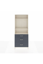 Arges Dolap 3 Raflı 3 Çekmeceli 88x30x221 - S30M105V2A
