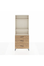 Arges Dolap 3 Raflı 3 Çekmeceli 88x30x221 - S30M105V3A