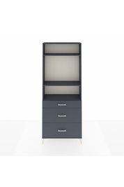 Arges Dolap 3 Raflı 3 Çekmeceli 88x30x221 - S30M105V5A