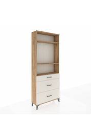Arges Dolap 3 Raflı 3 Çekmeceli 88x30x221 - S30M105V7A