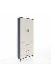 Arges Dolap 3 Raflı 3 Çekmeceli 2 Kapaklı 88x30x221 - S30M107V4A