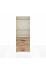 Arges Dolap 3 Raflı 3 Çekmeceli 88x30x221 - S30M108V3A