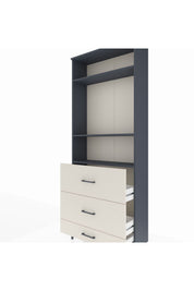 Arges Dolap 3 Raflı 3 Çekmeceli 88x30x221 - S30M108V4A