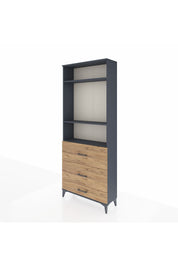 Arges Dolap 3 Raflı 3 Çekmeceli 88x30x221 - S30M108V6A