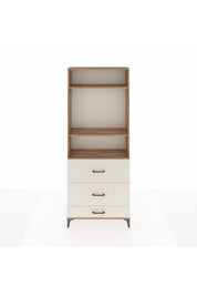 Arges Dolap 3 Raflı 3 Çekmeceli 88x30x221 - S30M108V7A