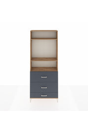 Arges Dolap 3 Raflı 3 Çekmeceli 88x30x221 - S30M108V8A