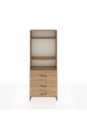 Arges Dolap 3 Raflı 3 Çekmeceli 88x30x221 - S30M108V9A