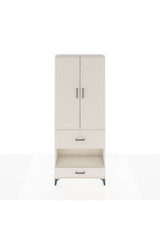 Arges Dolap 3 Raflı 2 Çekmeceli Tek Askılı 88x30x221 - S30M109V1A
