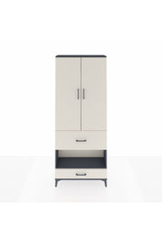 Arges Dolap 3 Raflı 2 Çekmeceli Tek Askılı 88x30x221 - S30M109V4A