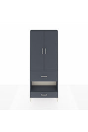 Arges Dolap 3 Raflı 2 Çekmeceli Tek Askılı 88x30x221 - S30M109V5A