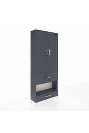 Arges Dolap 3 Raflı 2 Çekmeceli Tek Askılı 88x30x221 - S30M109V5A
