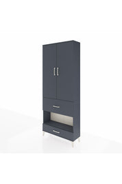 Arges Dolap 3 Raflı 2 Çekmeceli Tek Askılı 88x30x221 - S30M109V5A
