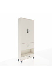 Arges Dolap 4 Raflı 2 Çekmeceli 2 Kapaklı 88x30x221 - S30M110V1A