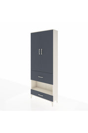 Arges Dolap 4 Raflı 2 Çekmeceli 2 Kapaklı 88x30x221 - S30M110V2A