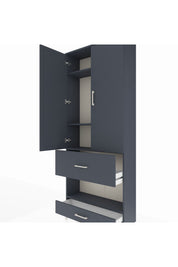 Arges Dolap 4 Raflı 2 Çekmeceli 2 Kapaklı 88x30x221 - S30M110V5A