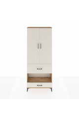 Arges Dolap 4 Raflı 2 Çekmeceli 2 Kapaklı 88x30x221