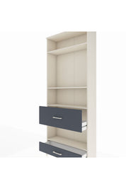 Arges Dolap 4 Raflı 2 Çekmeceli 88x30x221 - S30M111V2A