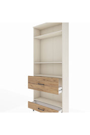 Arges Dolap 4 Raflı 2 Çekmeceli 88x30x221 - S30M111V3A