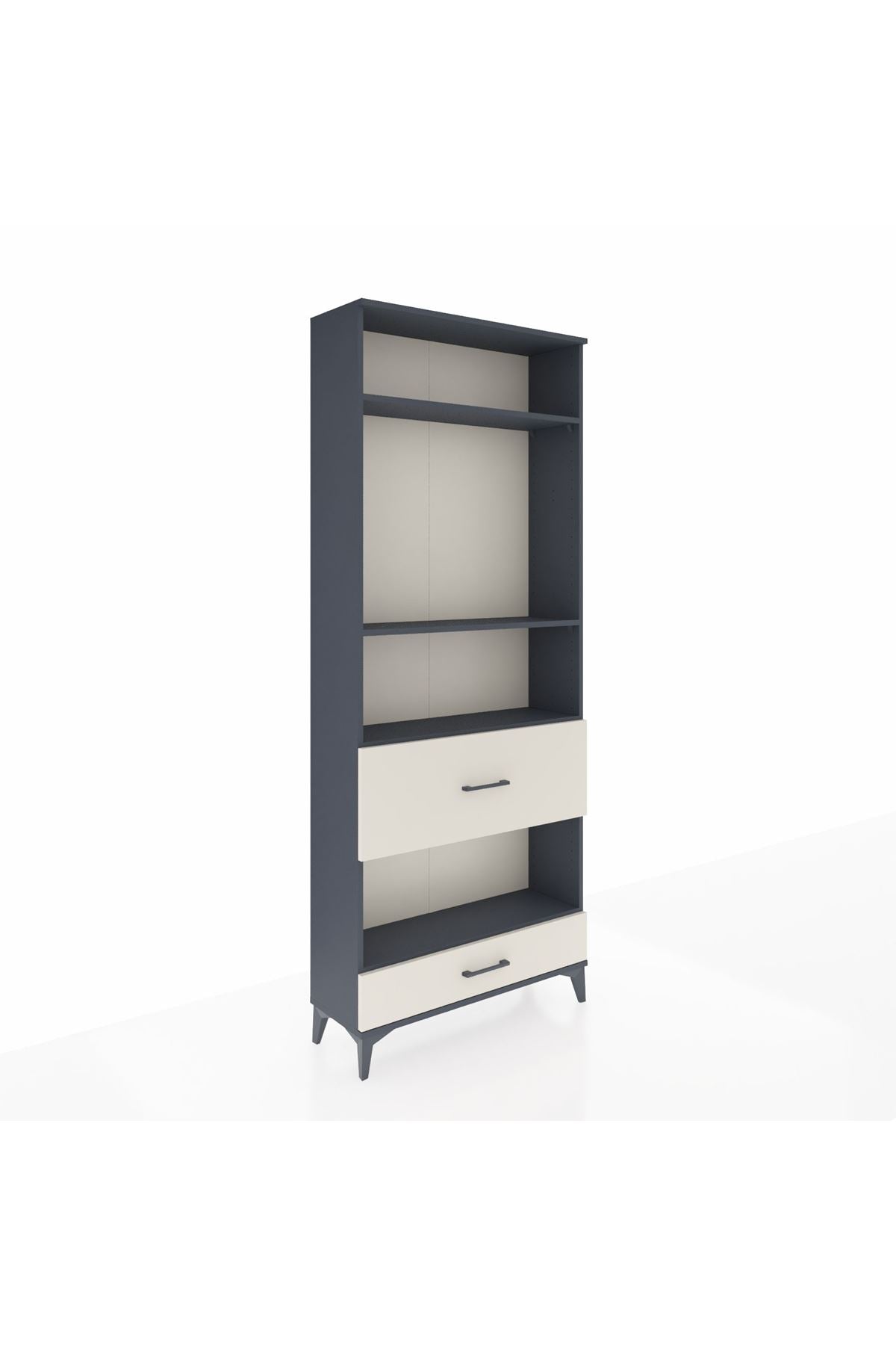 Arges Dolap 4 Raflı 2 Çekmeceli 88x30x221 - S30M111V4A