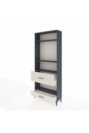 Arges Dolap 4 Raflı 2 Çekmeceli 88x30x221 - S30M111V4A