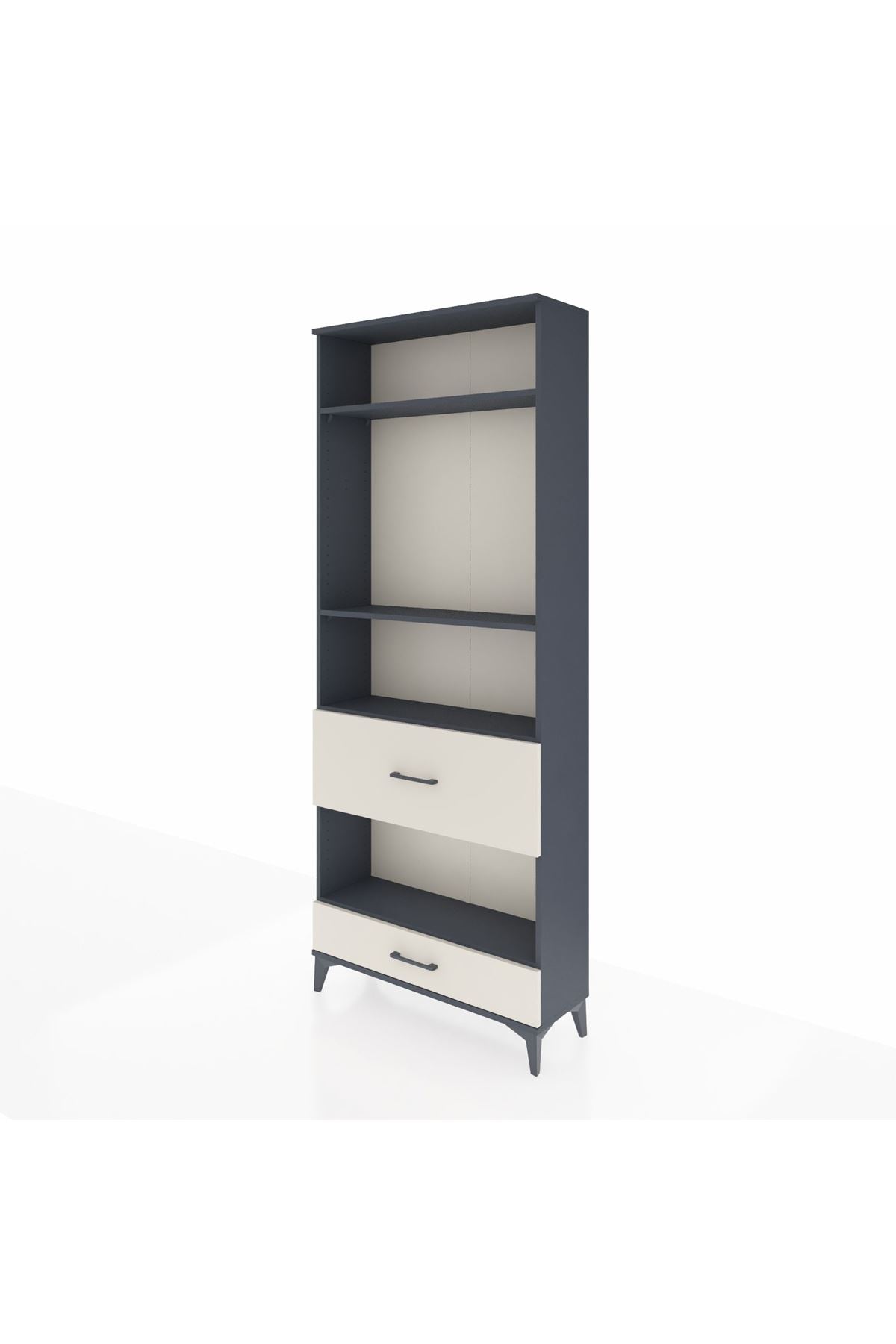 Arges Dolap 4 Raflı 2 Çekmeceli 88x30x221 - S30M111V4A