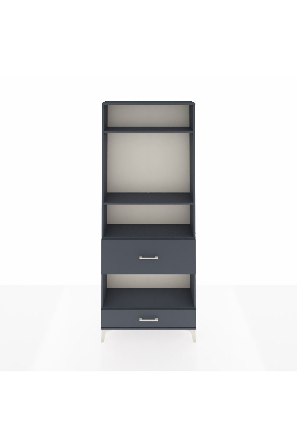 Arges Dolap 4 Raflı 2 Çekmeceli 88x30x221 - S30M111V5A