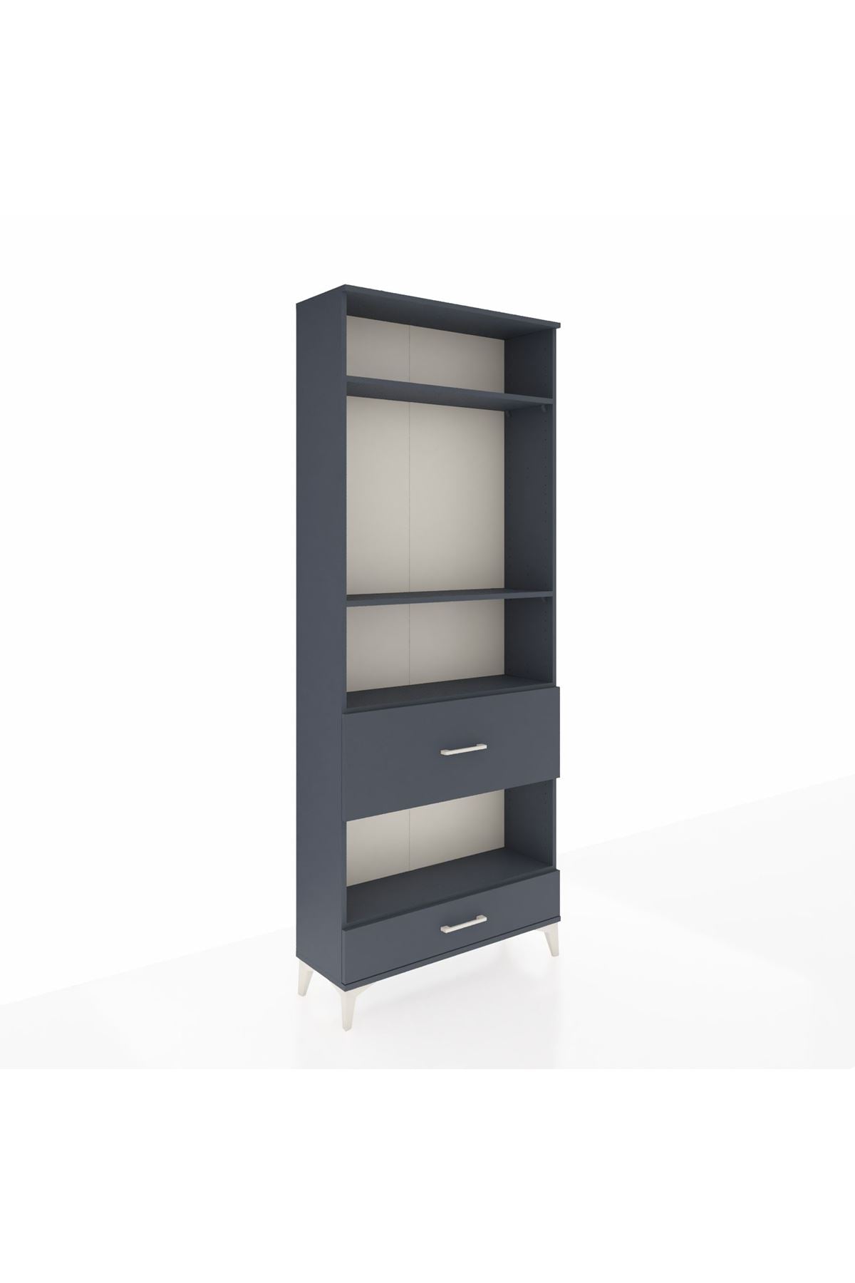 Arges Dolap 4 Raflı 2 Çekmeceli 88x30x221 - S30M111V5A