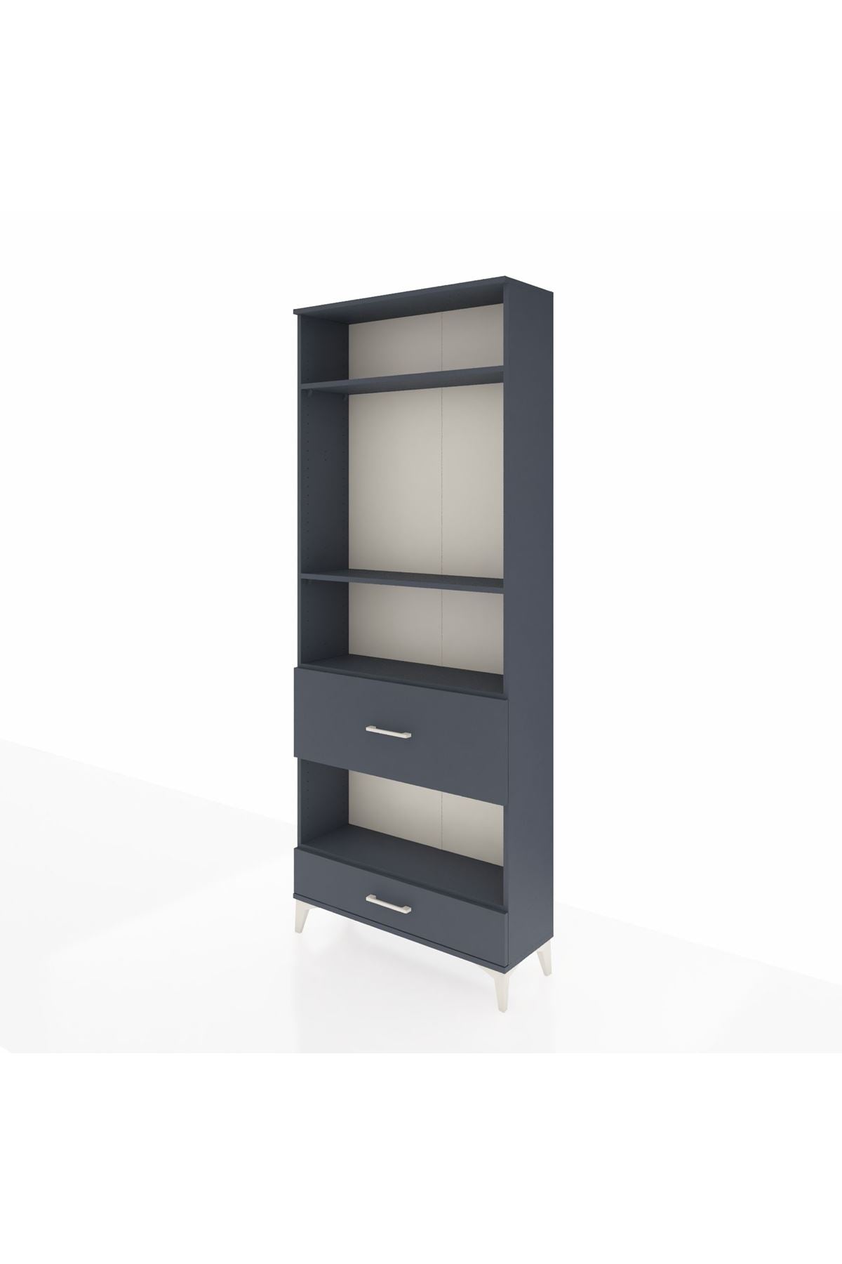 Arges Dolap 4 Raflı 2 Çekmeceli 88x30x221 - S30M111V5A