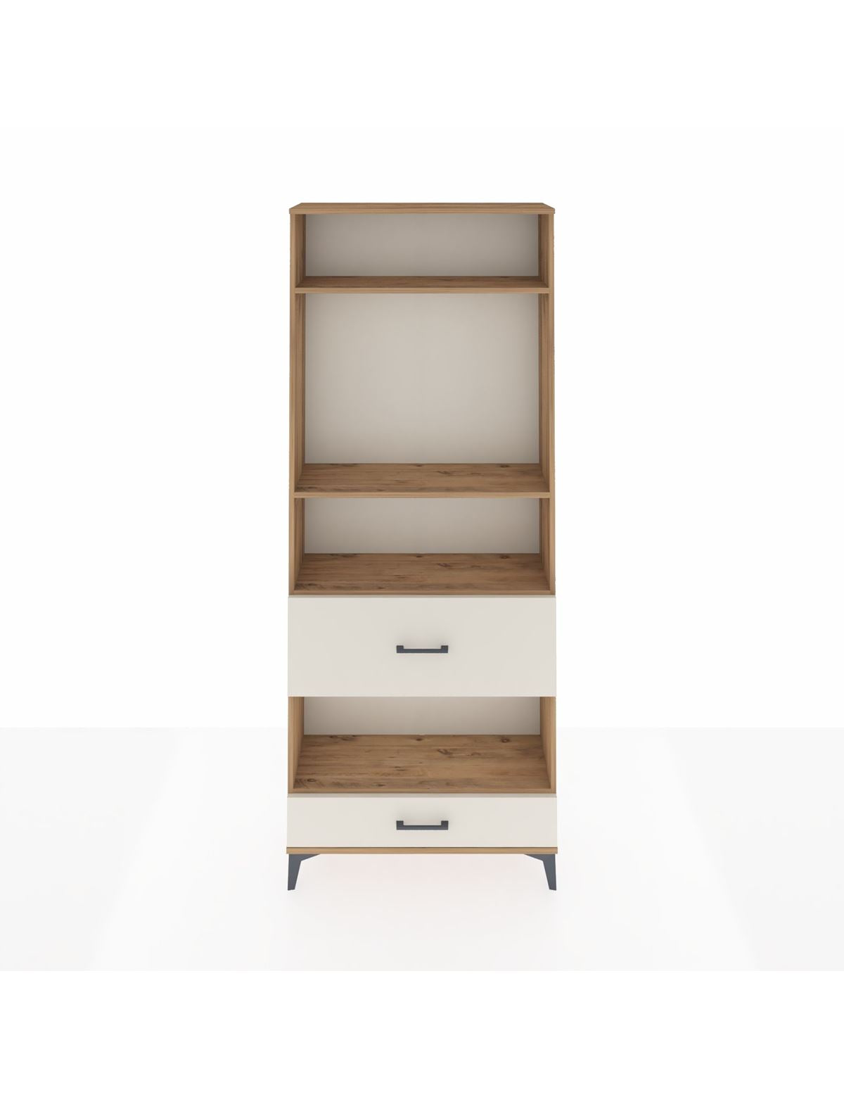 Arges Dolap 4 Raflı 2 Çekmeceli 88x30x221 - S30M111V7A