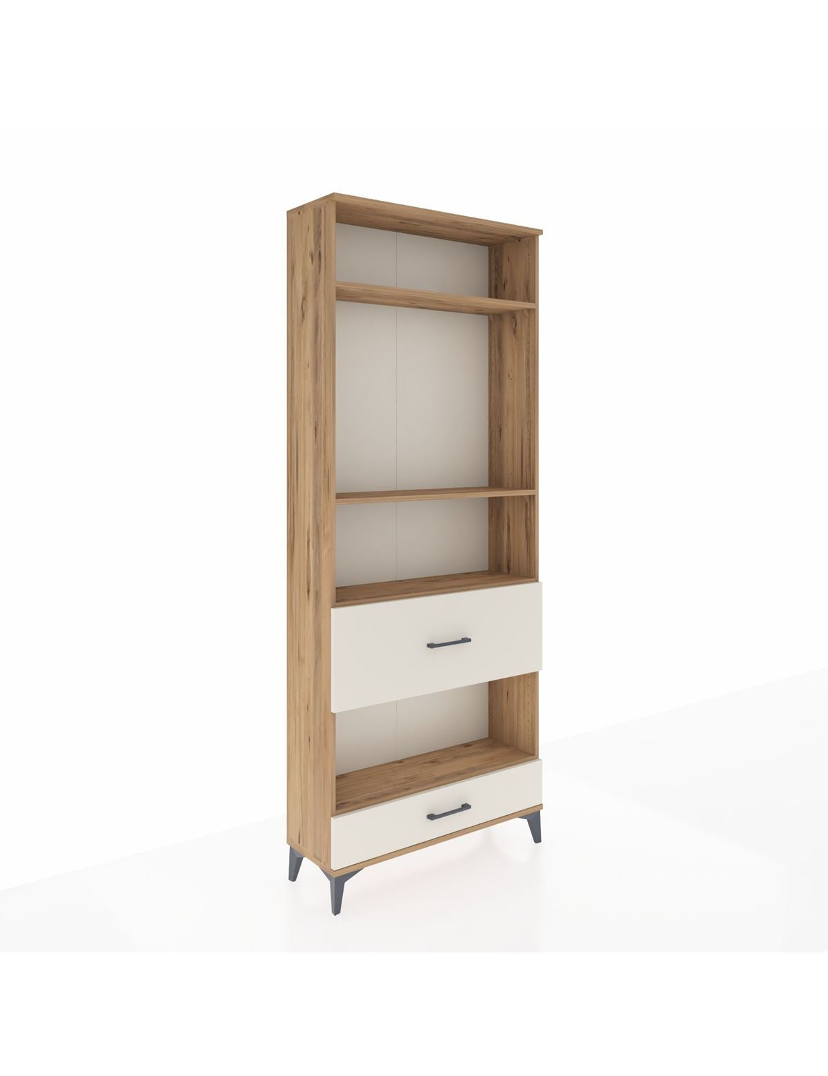 Arges Dolap 4 Raflı 2 Çekmeceli 88x30x221 - S30M111V7A