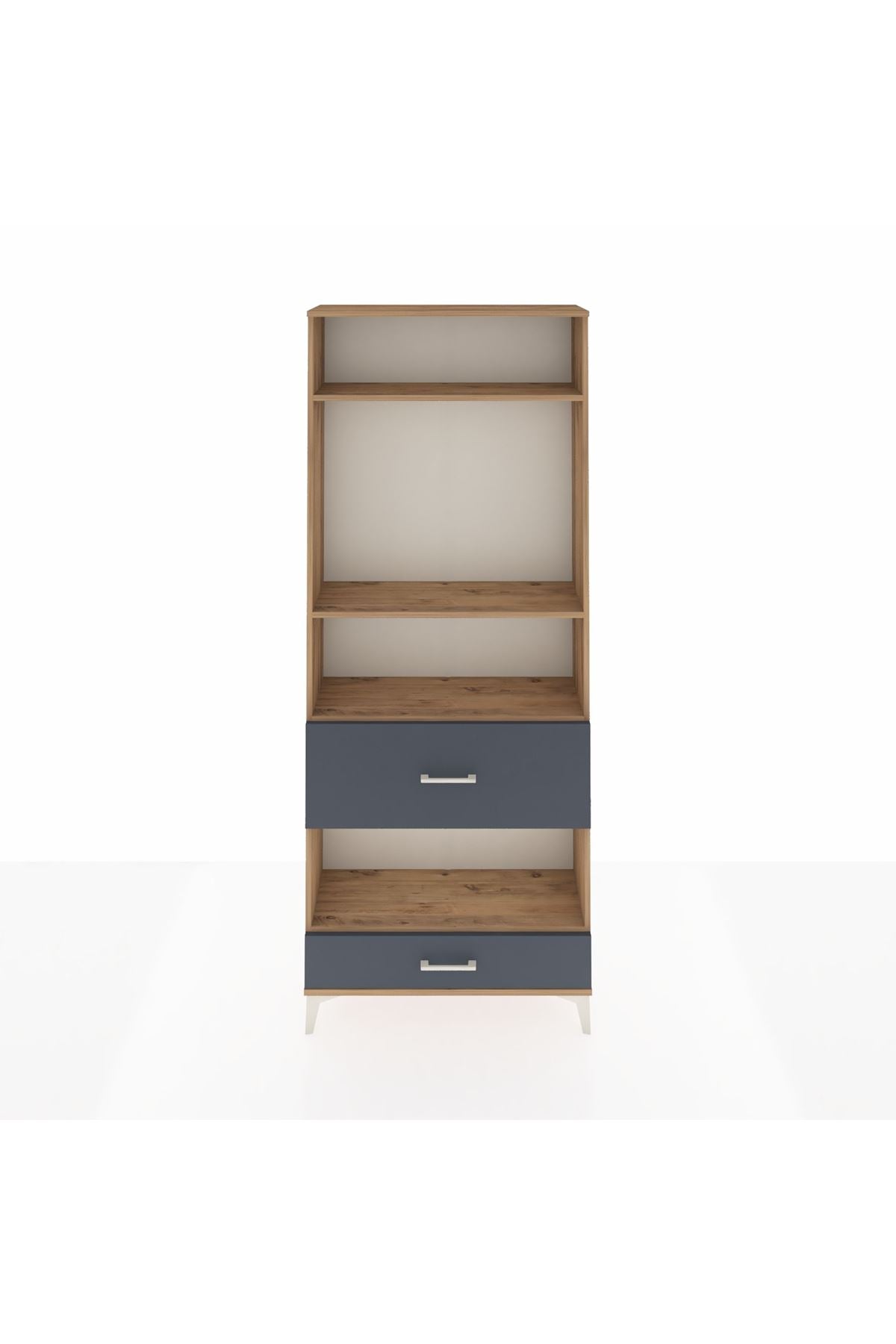 Arges Dolap 4 Raflı 2 Çekmeceli 88x30x221 - S30M111V8A